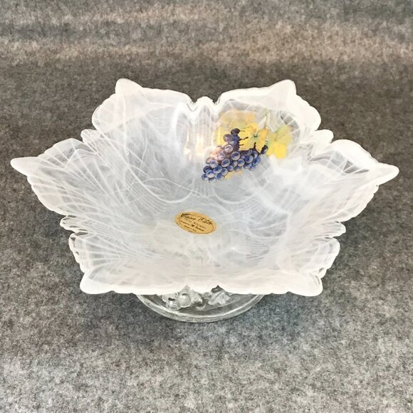 Murano Swirl White Bowl Casa Elite Arte Murano Designed by M. Valenti - Picture 3 of 7